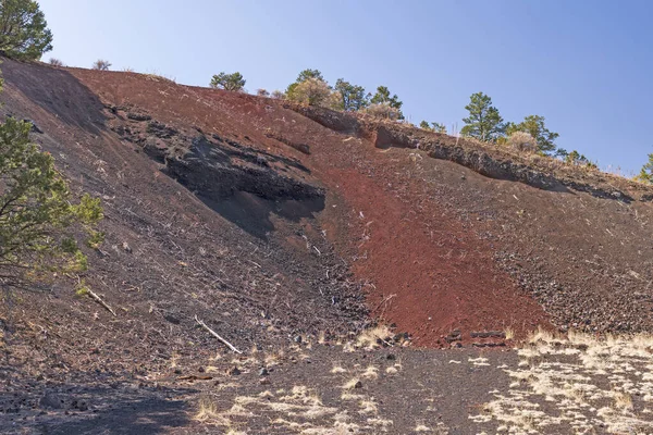 Sida Vulkaniska Cinder Cone Malpais National Monument New Mexico — Stockfoto