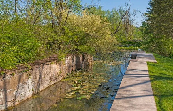 Ohio Erie Csatorna Maradványai Cuyahoga Valley Nemzeti Parkban Ohióban — Stock Fotó