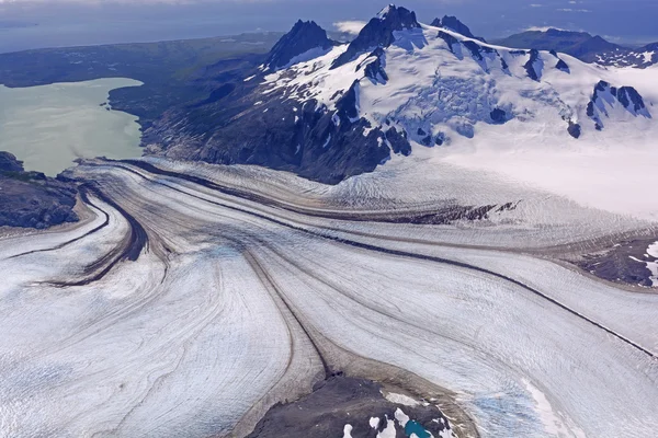 Gletsjer rubriek afdaling — Stockfoto