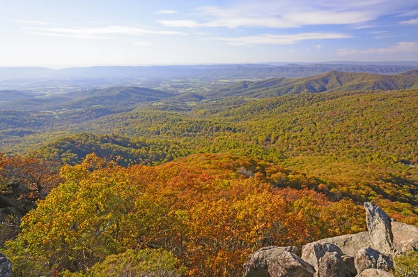 Panorama de los Apalaches en el otoño — Foto de Stock