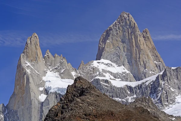 Stijgende pieken in de Andes — Stockfoto