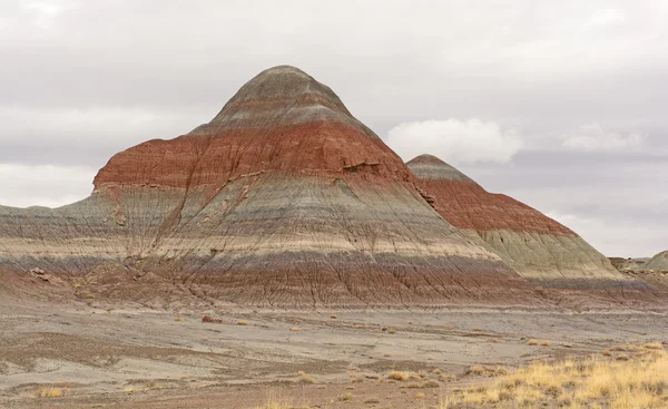 Erozji Butte na pustyni — Zdjęcie stockowe