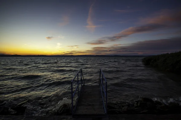Gün batımında Balaton
