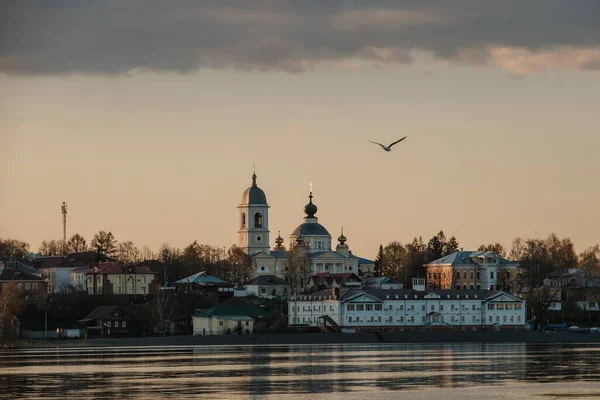 Tramonto Mushkin Sul Volga — Foto Stock