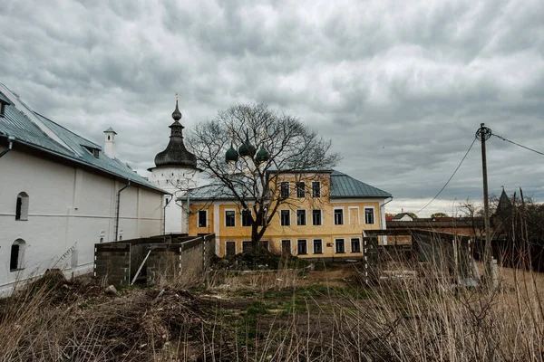 Vista Del Kremlin Rostov Desde Lago Nerón —  Fotos de Stock