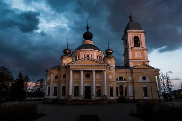 Sonnenuntergang Mushkin Der Wolga — Stockfoto