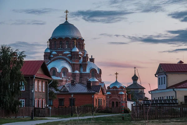 Vue Monastère Assomption Sviyazhsky Été — Photo