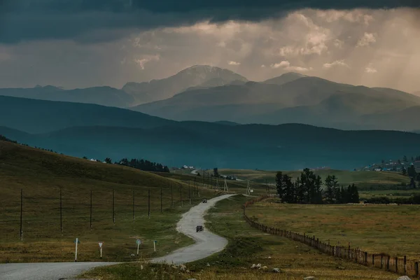 Paisagem Perto Centro Distrito Ulagan República Altai — Fotografia de Stock