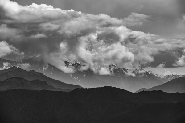 Vista Las Montañas República Altai Desde Plataforma Observación Tyungur — Foto de Stock
