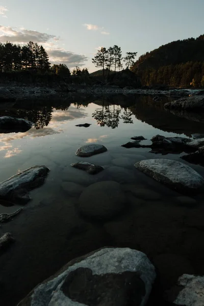 Krajina Výhledem Pohoří Katun Altai Republic — Stock fotografie