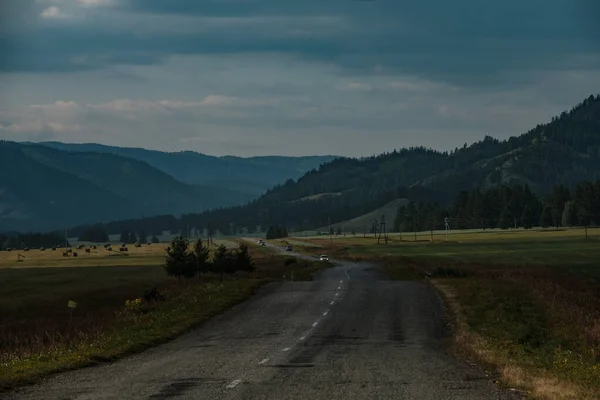 Route Tyungur Dans République Altaï — Photo