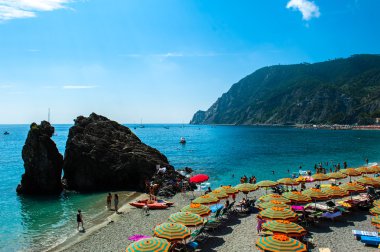 Görünümünü Cinque Terre park, İtalya