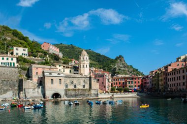 Görünümünü Cinque Terre park, İtalya