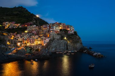 Görünümünü Cinque Terre park, İtalya