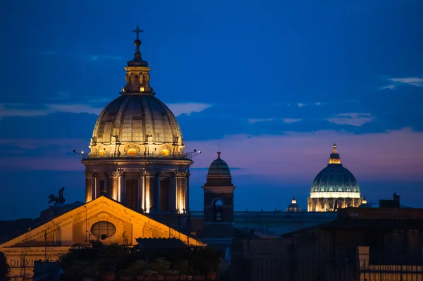 View of night Rome, Italy — Stock Photo, Image