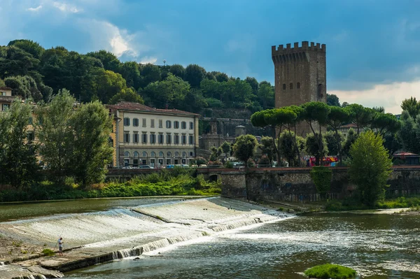 Panoramatický výhled na Florencii, Itálie — Stock fotografie