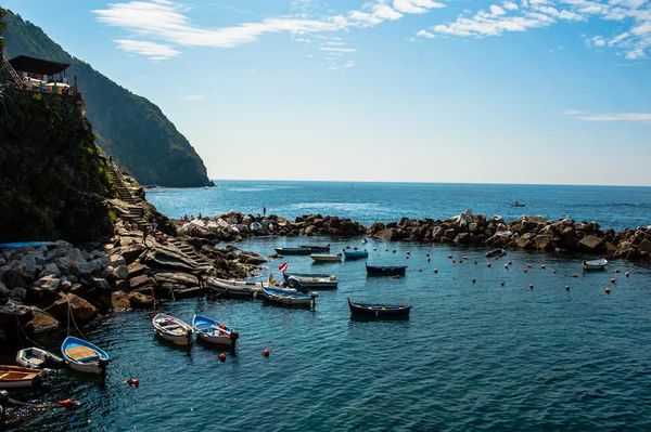 Widok na park Cinque Terre, Włochy — Zdjęcie stockowe