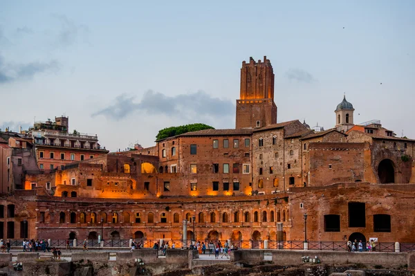 View of night Rome, Italy — Stock Photo, Image