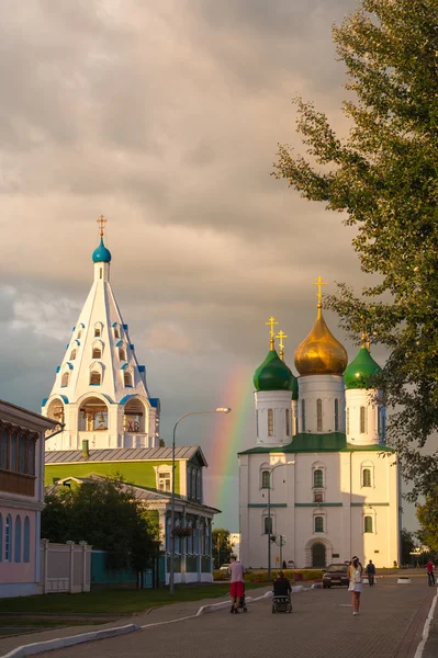 The building's ensemble of the Cathedral square in Kolomna Kremlin. Kolomna. Russia — Stock Photo, Image