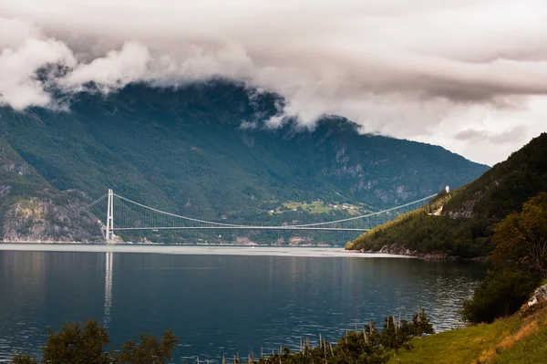 El hermoso paisaje de Noruega en verano —  Fotos de Stock