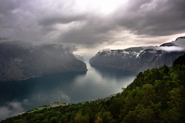 夏に美しいノルウェーの風景 — ストック写真