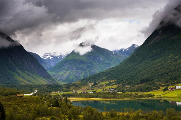 The Beautiful Norway landscape at summer Stock Image