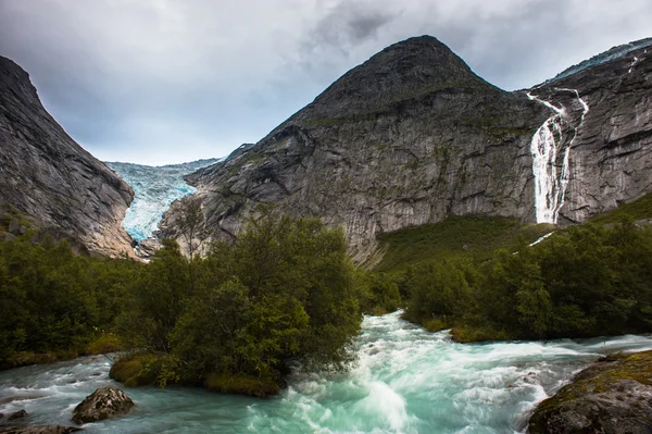 Le beau paysage norvégien en été — Photo