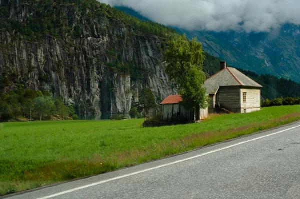 Le beau paysage norvégien en été — Photo