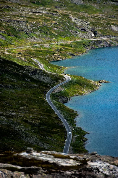 Гірський краєвид Dalsnibba Geiranger, Норвегія — стокове фото