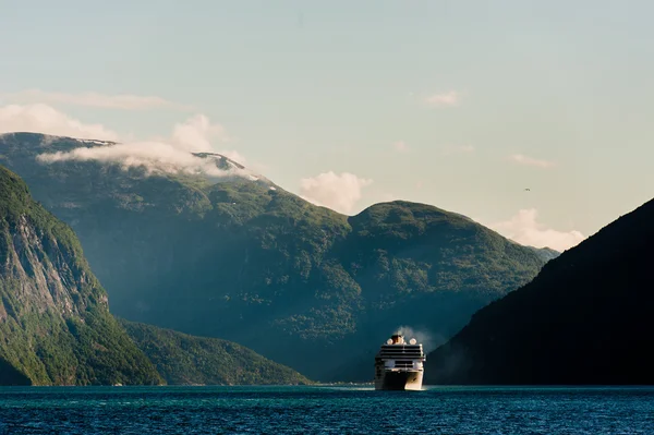 Il bellissimo paesaggio norvegese in estate — Foto Stock