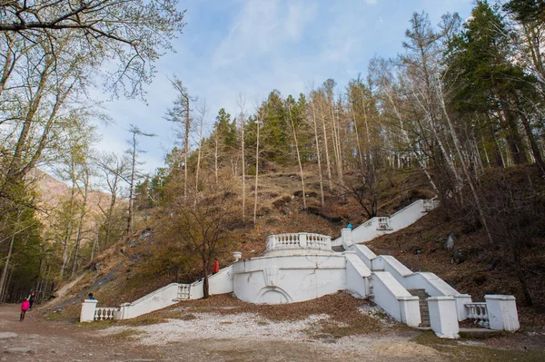 Arshan, Buriatya, Sibirya - Rusya Sayan dağlarda 