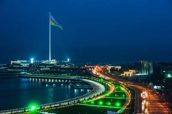 Night view of the Baku city — Stock Photo, Image