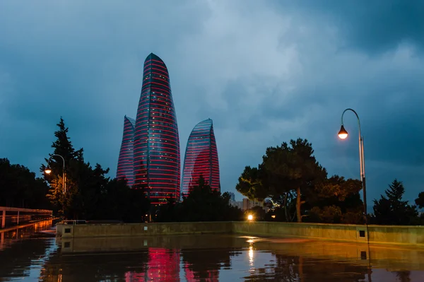 Night view of the Baku city — Stock Photo, Image