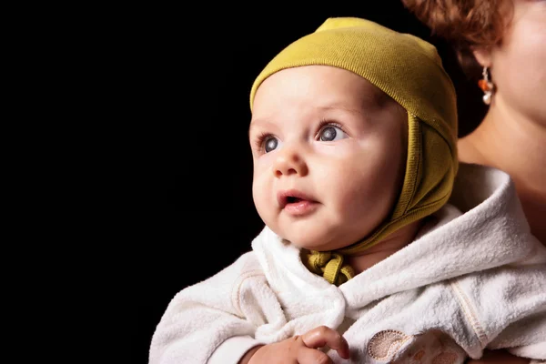 Cute curiose  baby — Stock Photo, Image