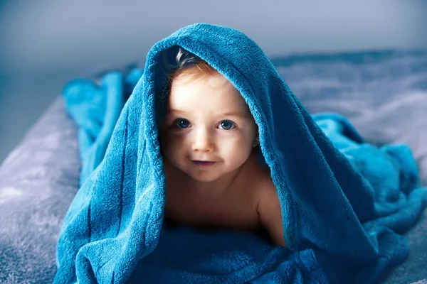 Cute baby after bath — Stock Photo, Image