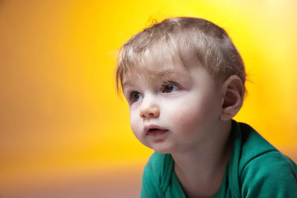 Cute curious  baby — Stock Photo, Image