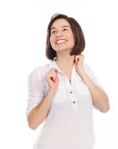 Delighted young woman — Stock Photo, Image