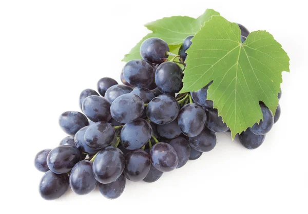 Fresh Green Grapes Isolated White Background — Stock Photo, Image