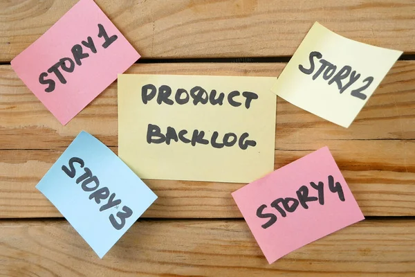 Hender Sette Oppgaver Programvare Scrum Agile Board Smidig Programvareutviklingsmetode Closeup – stockfoto