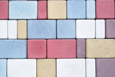 Paving Stones desen olarak sokak, döşeme dokusu, yakın çekim