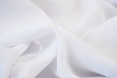 Hafif kumaş dokusu, ipek arkaplan, yüzey, yakın plan
