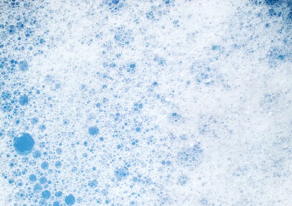 Soapsuds fundo com bolhas de ar textura abstrata — Fotografia de Stock