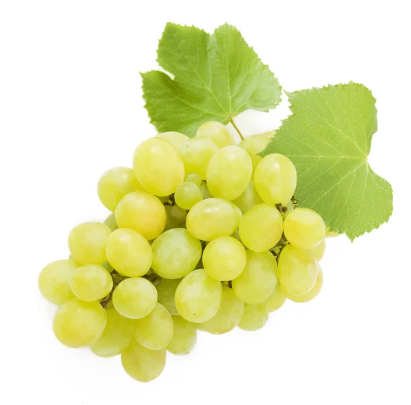 Uvas brunch closeup isolado no fundo branco — Fotografia de Stock