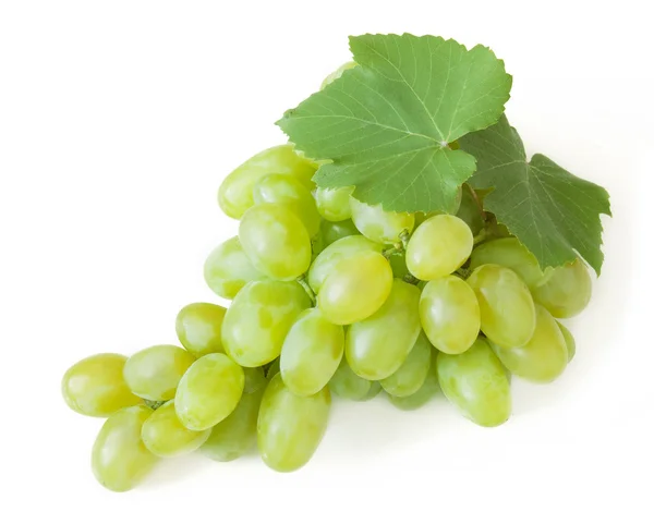 Almuerzo de uvas primer plano aislado sobre fondo blanco —  Fotos de Stock