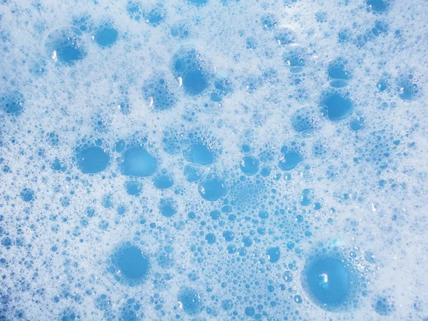 Soapsuds background with air bubbles abstract texture — Stock Photo, Image