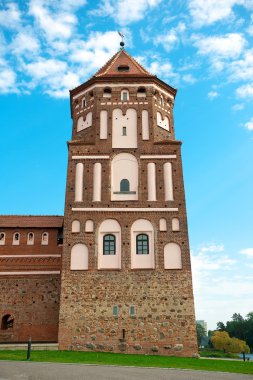 Beyaz Rusya, Mir Castle karmaşık. Kule bir ortaçağ kalesi.