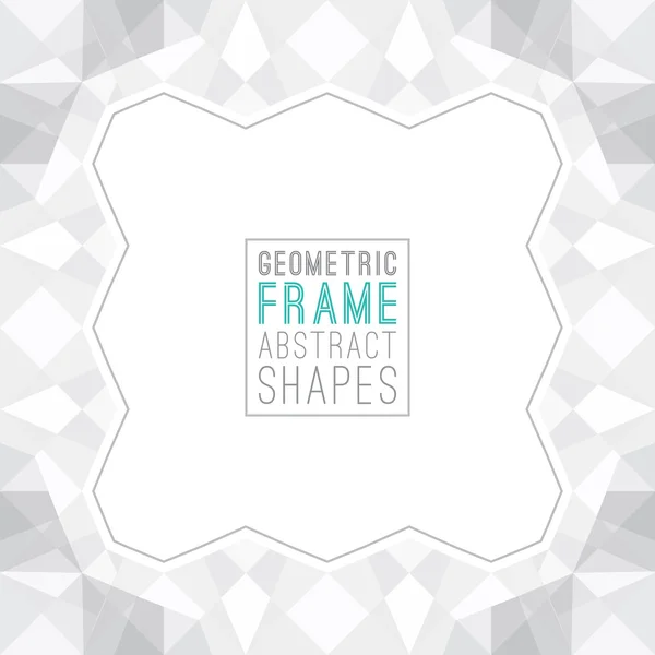 Vector geometrische frame — Stockvector