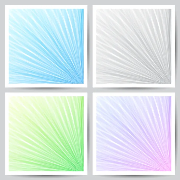 Set of abstract backgrounds — Stock Vector