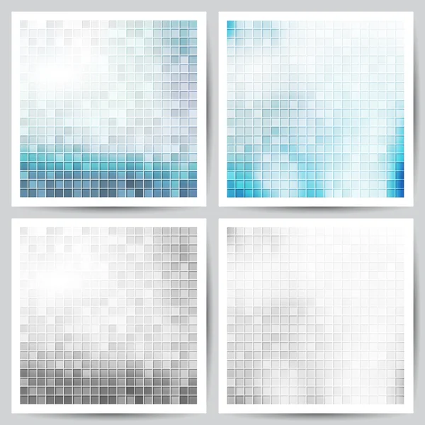 Set of abstract backgrounds — Stock Vector