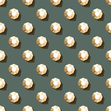 seamless pattern of rhinestones clipart